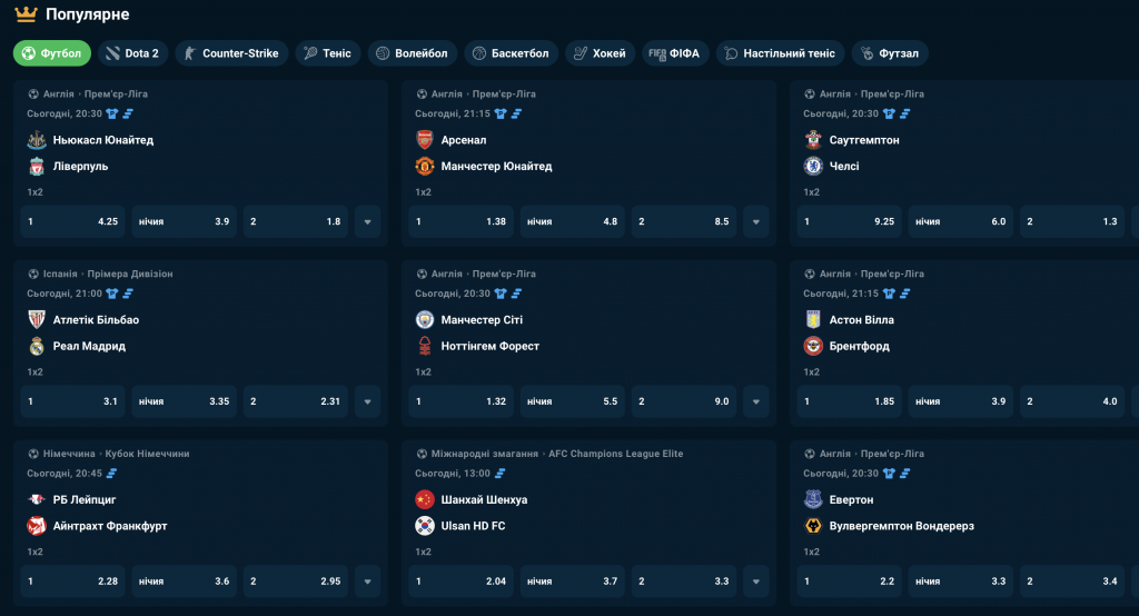 GOXBET ставки на спорт