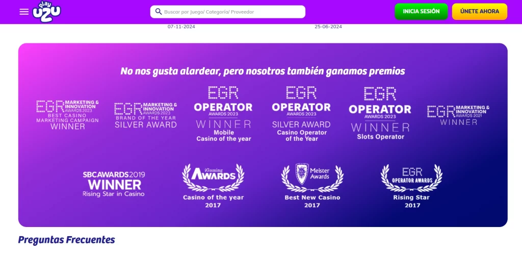 playuzu нагороди