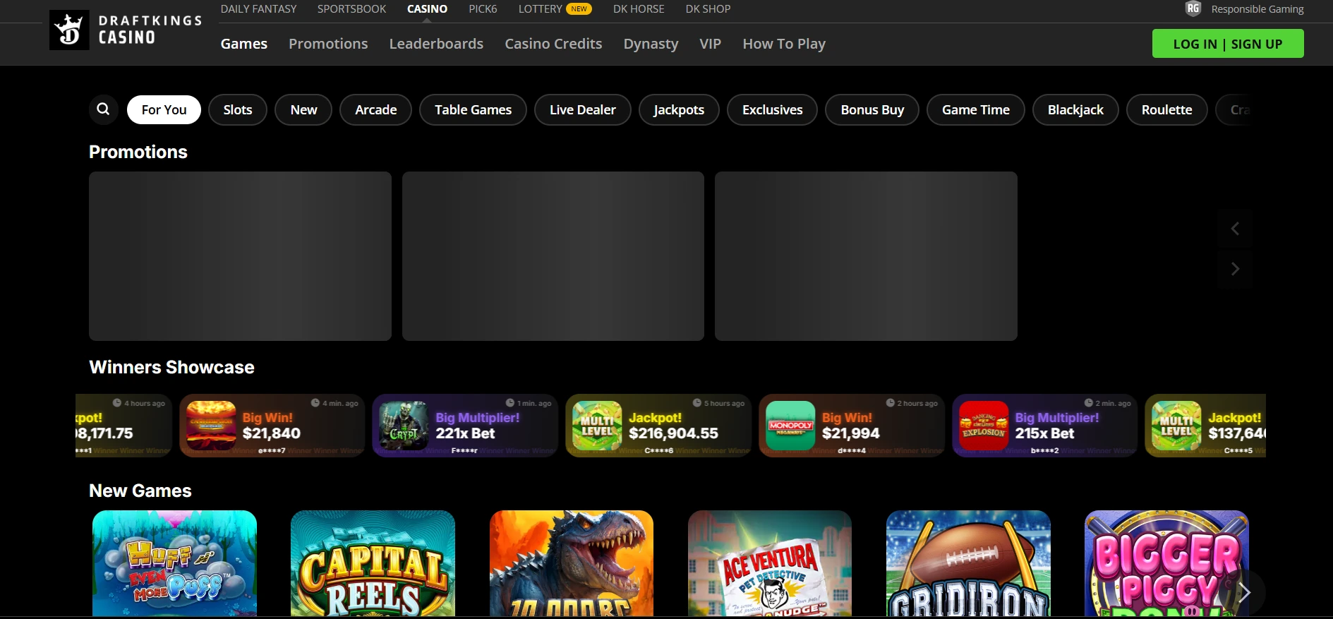draftkings casino main