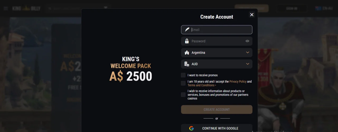 Огляд King Billy Casino: чесне інтернет казино на гривні з бонусами