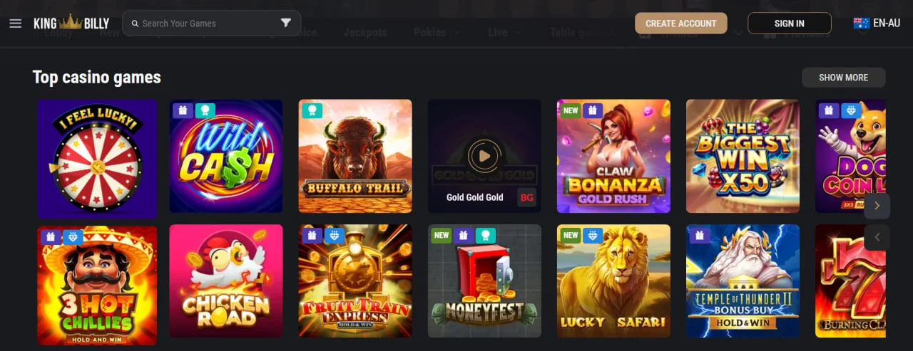 Огляд King Billy Casino: чесне інтернет казино на гривні з бонусами